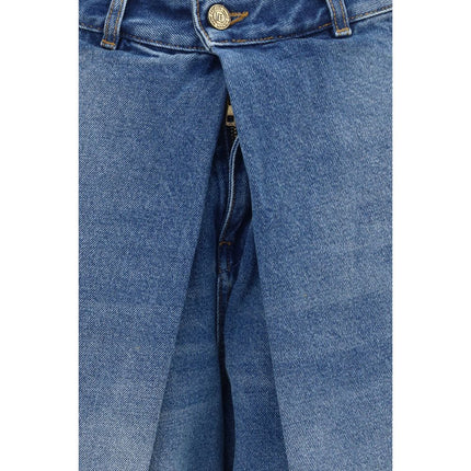 Jeans Balmain azules de algodón de corte relajado